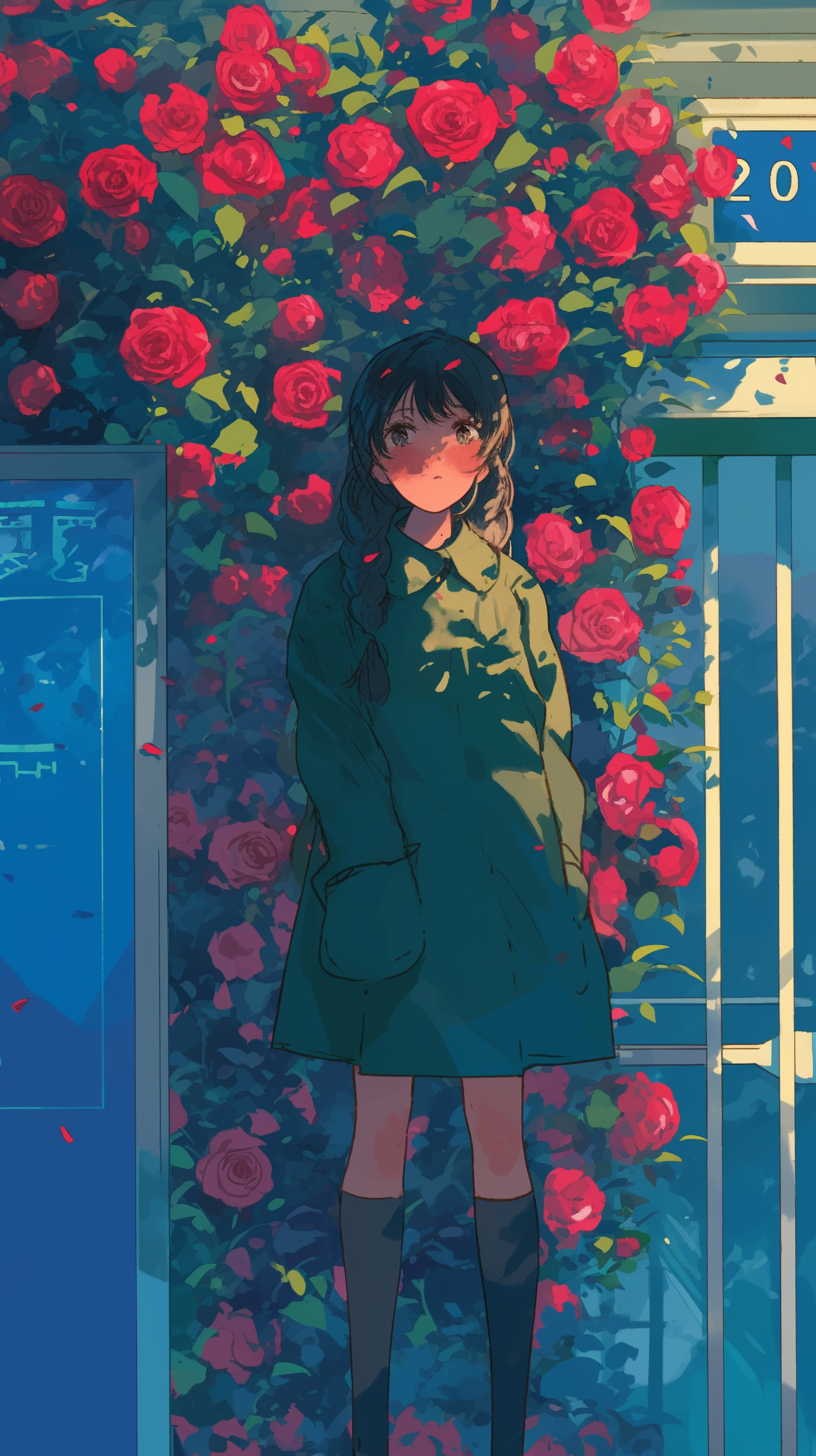 少女漫画風